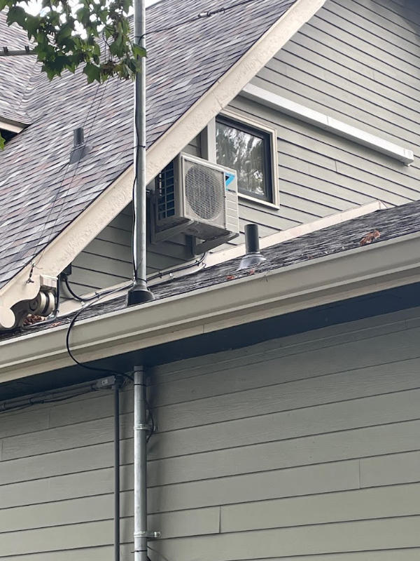 Ductless HVAC Service Installation Outside